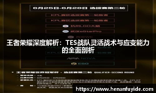 王者荣耀深度解析：TES战队灵活战术与应变能力的全面剖析
